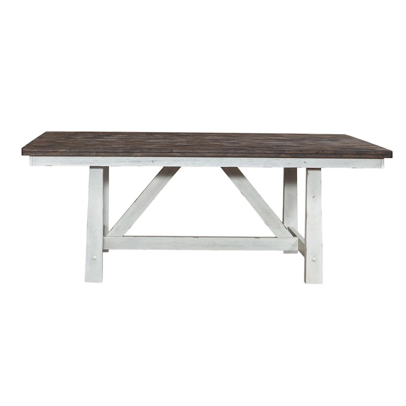 5-Piece 21.13 Inch Farmhouse Solid Wood Table
