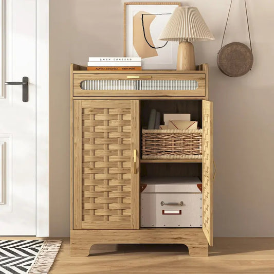 Modern Wood Metal Table Adjustable