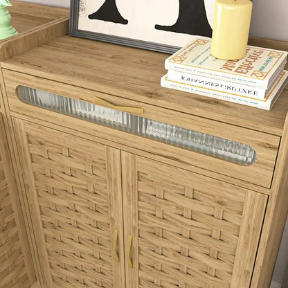 Modern Wood Metal Table Adjustable