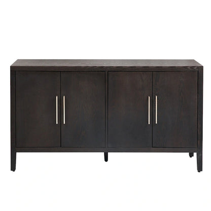 Modern Solid Wood Metal Cabinet Adjustable