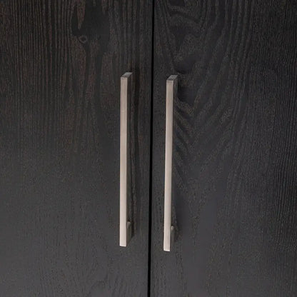 Modern Solid Wood Metal Cabinet Adjustable