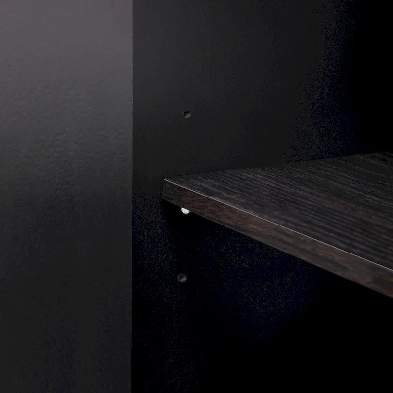 Modern Solid Wood Metal Cabinet Adjustable