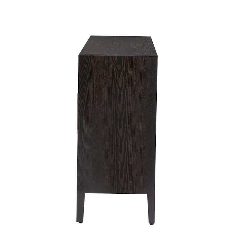 Modern Solid Wood Metal Cabinet Adjustable