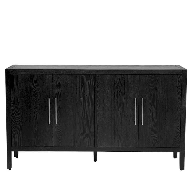 Modern Solid Wood Metal Cabinet Adjustable