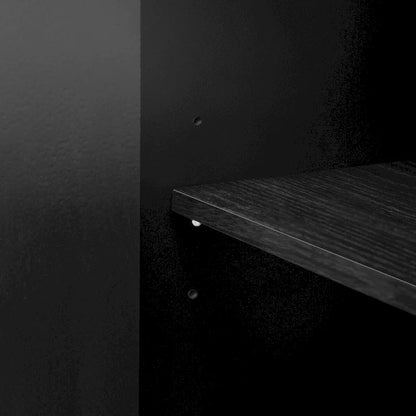 Modern Solid Wood Metal Cabinet Adjustable