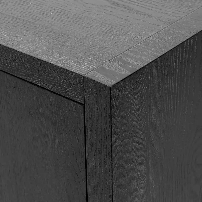 Modern Solid Wood Metal Cabinet Adjustable