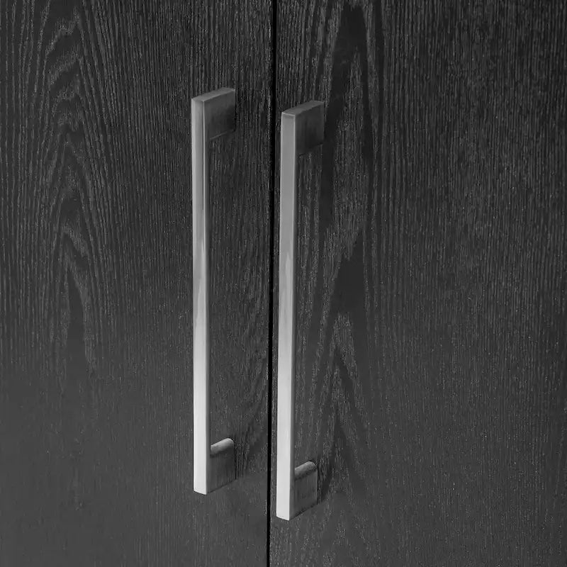 Modern Solid Wood Metal Cabinet Adjustable