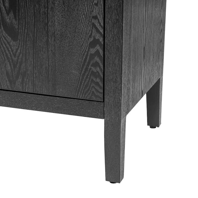 Modern Solid Wood Metal Cabinet Adjustable
