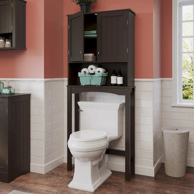 RiverRidge Ashland Over the Toilet Bathroom Spacesaver Wall Medicine Storage Cabinet with Adjustable Shelf