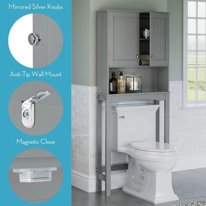 RiverRidge Ashland Over the Toilet Bathroom Spacesaver Wall Medicine Storage Cabinet with Adjustable Shelf