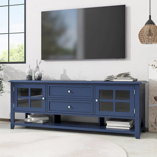 TV Stand for TVs up to 60,Entertainment Center with Multifunctional Storage Space,TV Cabinet with Modern Design,Media Console