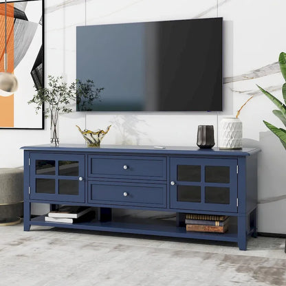 TV Stand for TVs up to 60,Entertainment Center with Multifunctional Storage Space,TV Cabinet with Modern Design,Media Console