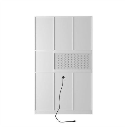 Modern Wood Engineered Wood Cabinet Charging Station