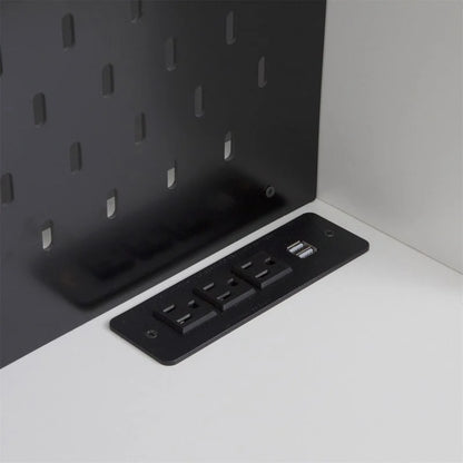 Modern Wood Engineered Wood Cabinet Charging Station