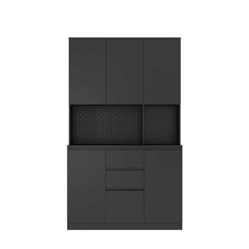 Modern Wood Engineered Wood Cabinet Charging Station