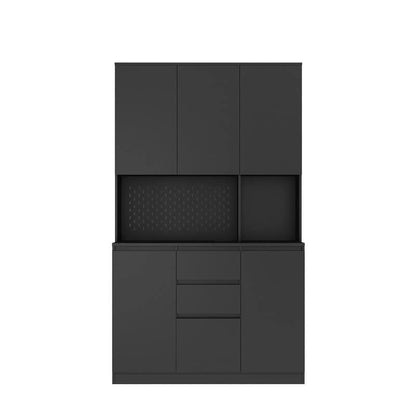 Modern Wood Engineered Wood Cabinet Charging Station