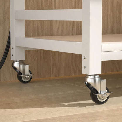 Rollway Dresser with Charge Station and LED Light,Chest With Drawers for Kids Room