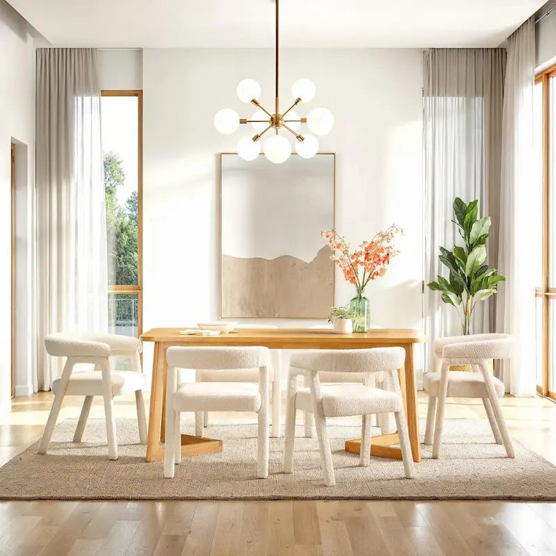 Modern Solid Wood Table LED