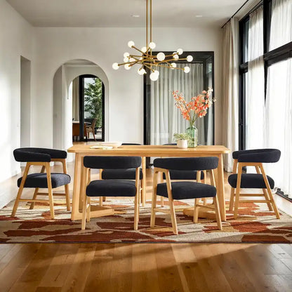 Modern Solid Wood Table LED