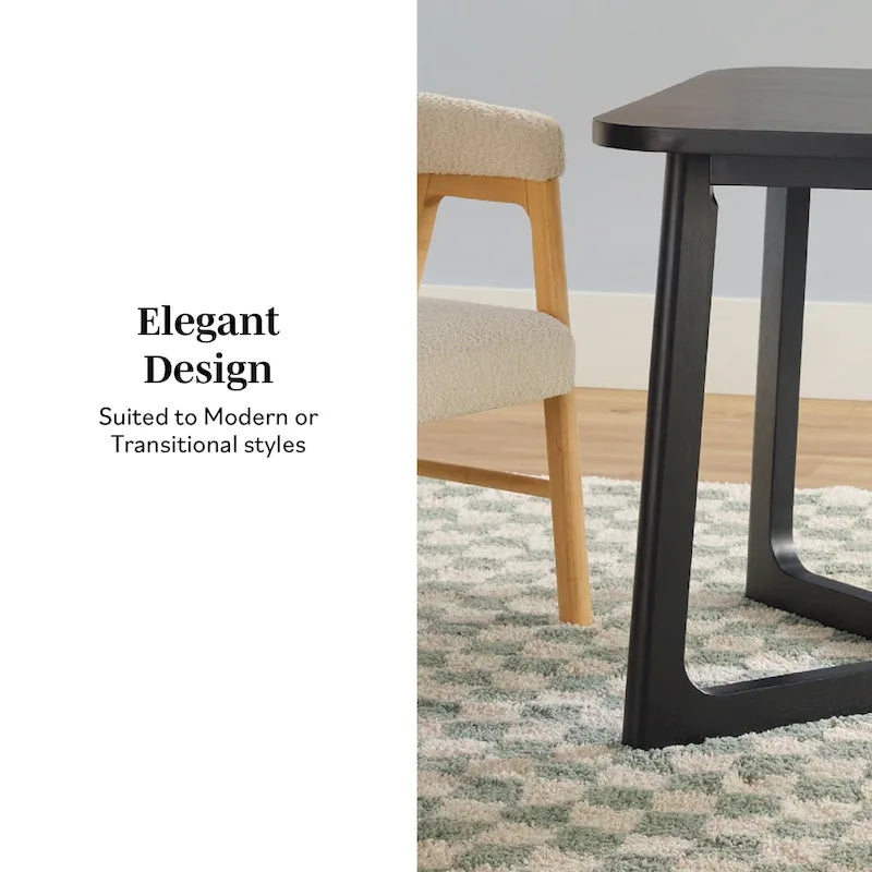 Modern Solid Wood Table LED