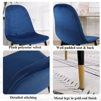 1.20 Inch Contemporary Wood Metal Table Upholstered