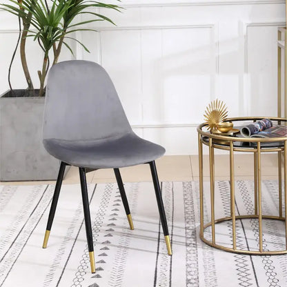 1.20 Inch Contemporary Wood Metal Table Upholstered