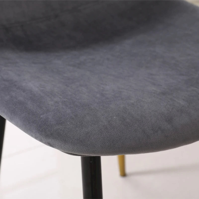 1.20 Inch Contemporary Wood Metal Table Upholstered