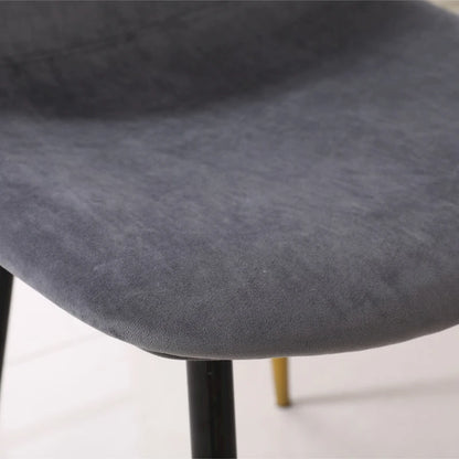 1.20 Inch Contemporary Wood Metal Table Upholstered