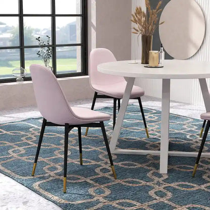 1.20 Inch Contemporary Wood Metal Table Upholstered