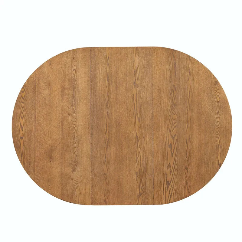 Full 30 Inch Modern Solid Wood Linen Dining Set Extendable