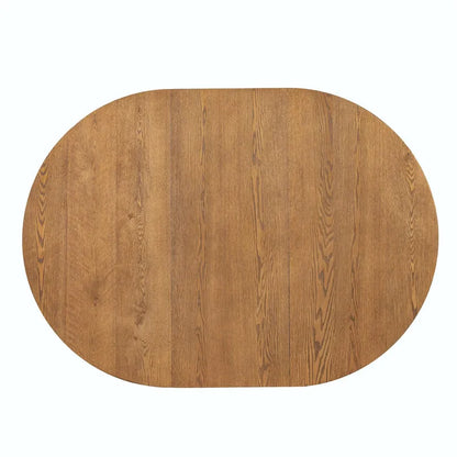 Full 30 Inch Modern Solid Wood Linen Dining Set Extendable