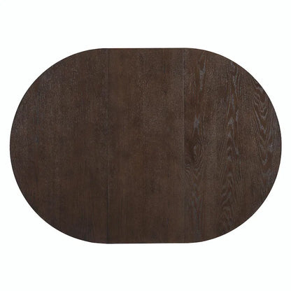 Full 30 Inch Modern Solid Wood Linen Dining Set Extendable