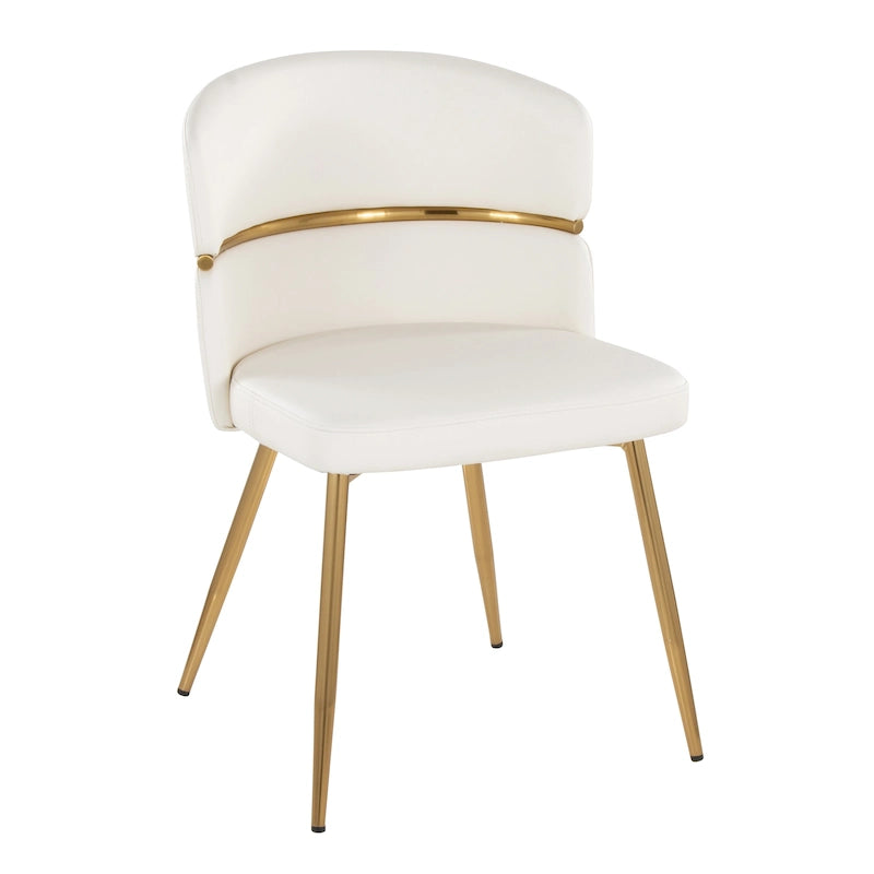 20.25 Inch Modern Metal Velvet Chair