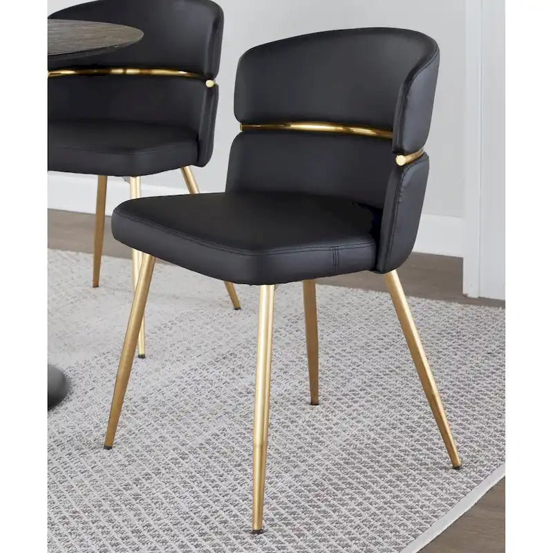 20.25 Inch Modern Metal Velvet Chair