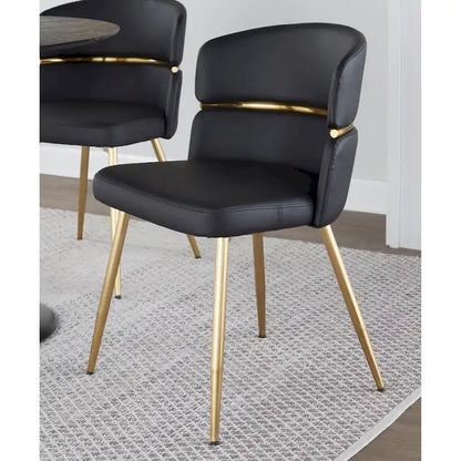 20.25 Inch Modern Metal Velvet Chair