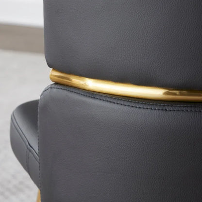 20.25 Inch Modern Metal Velvet Chair