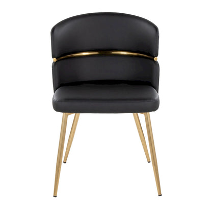 20.25 Inch Modern Metal Velvet Chair