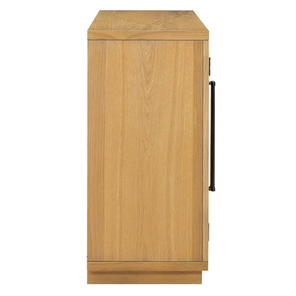 Farmhouse Wood Metal Table Adjustable