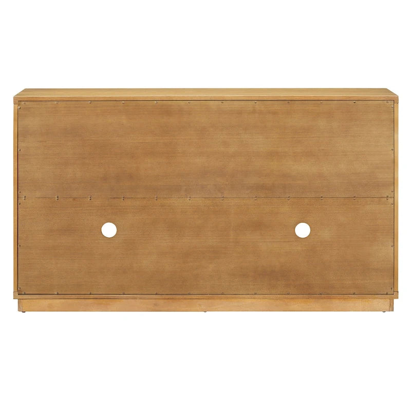 Farmhouse Wood Metal Table Adjustable