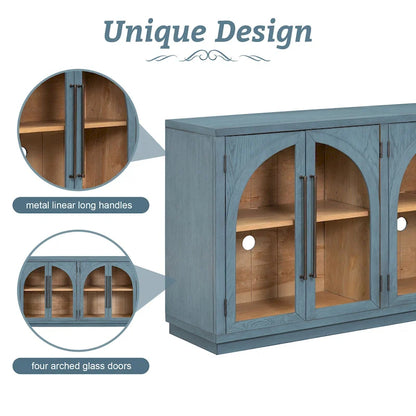 Farmhouse Wood Metal Table Adjustable