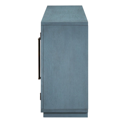 Farmhouse Wood Metal Table Adjustable