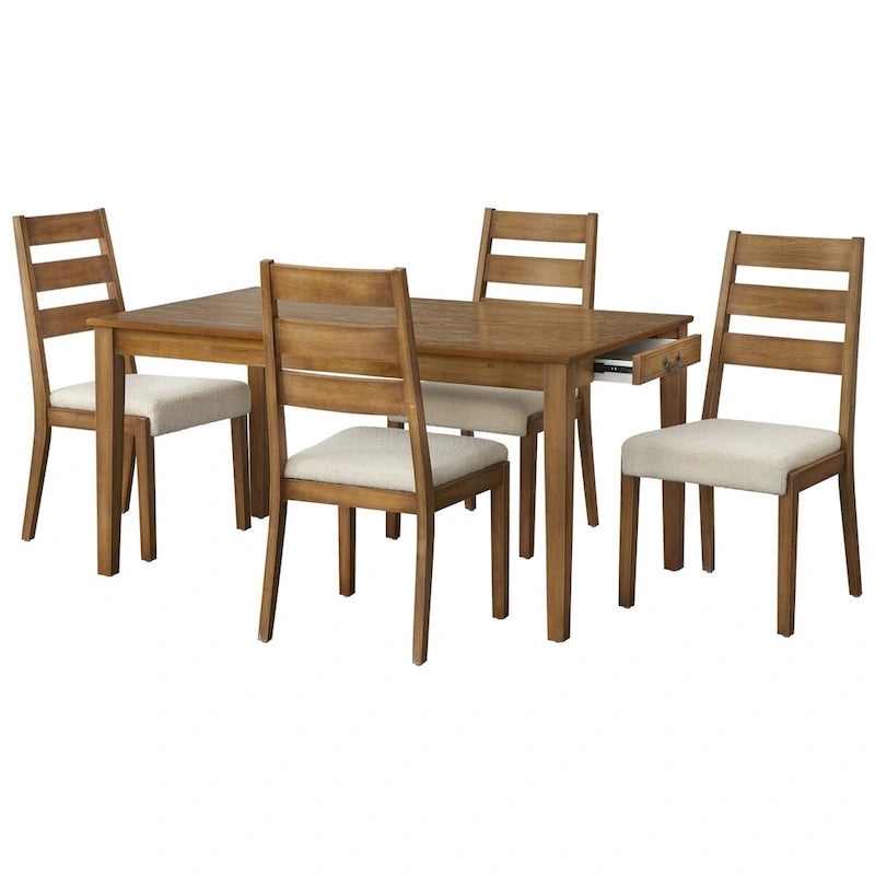 29.5 Inch Modern Solid Wood Metal Organizer with Storage