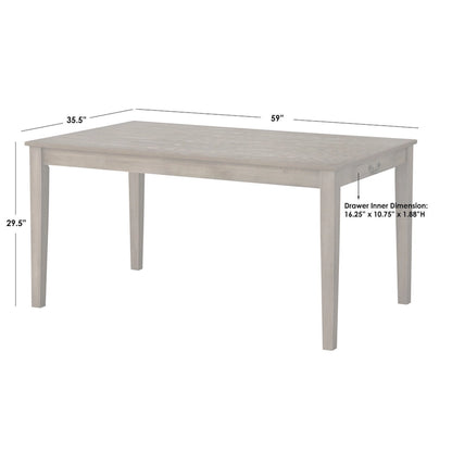 29.5 Inch Modern Solid Wood Metal Organizer with Storage