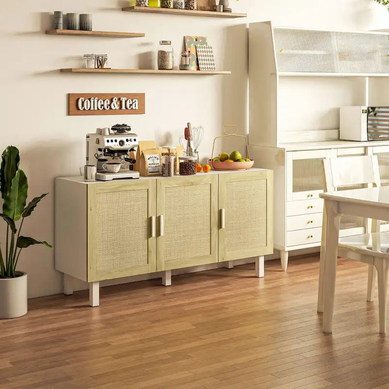 Rattan Linen Table Adjustable