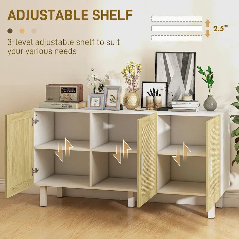 Rattan Linen Table Adjustable