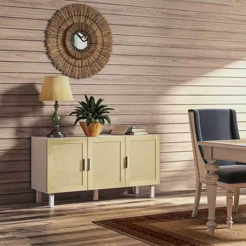 Rattan Linen Table Adjustable